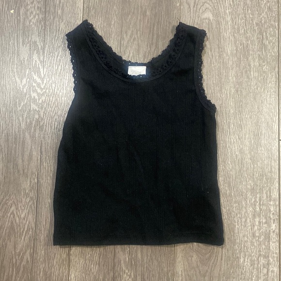 Zara girl black tank size 7 - Picture 1 of 2